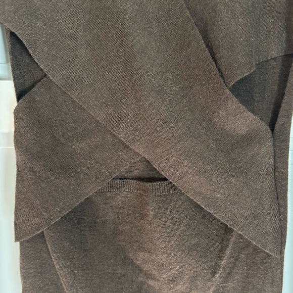 Revolve x OGD Brown Long sleeve Cut Out Mini Dress - Picture 5 of 6